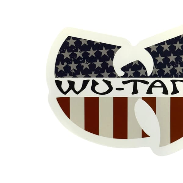 Wu-Tang Clan Star-Spangled Logo Sticker