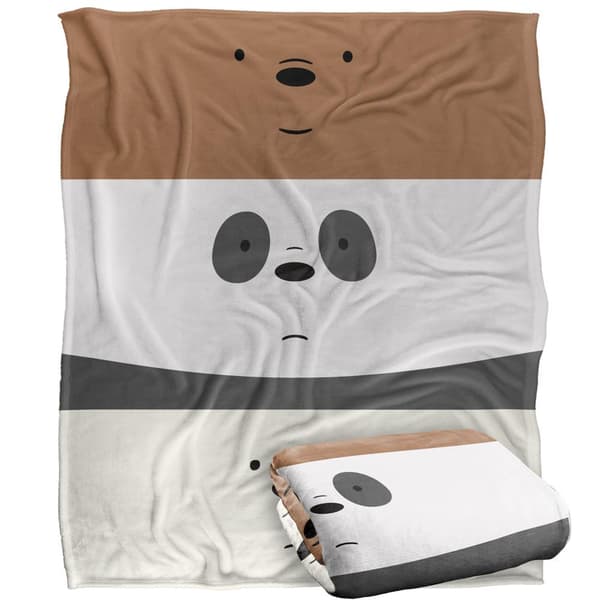 We Bare Bears Silky Stack Supersoft-peitto