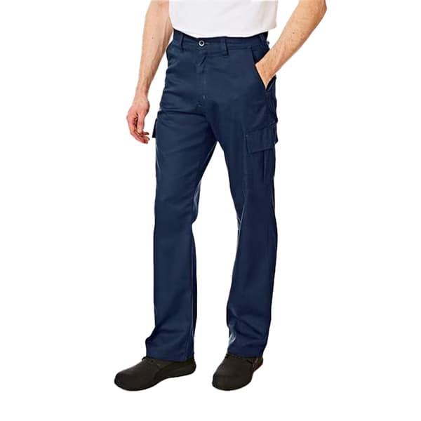 Lee Cooper Mens Plain Cargo Trousers
