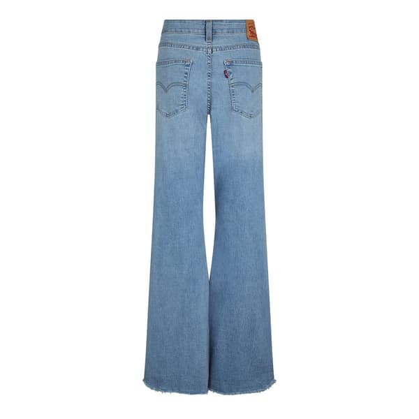 Levis Dam/Kvinnor Hög Midja Utsvängda Jeans