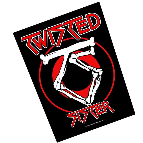 Twisted Sister Logo Circular Patch