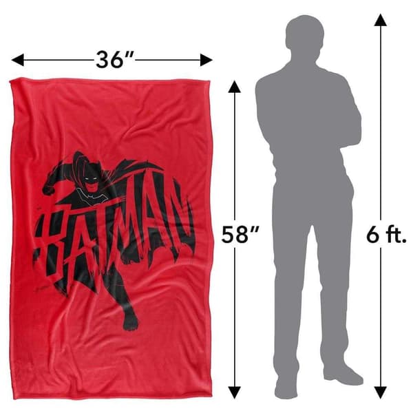 Batman Running Supersoft Blanket