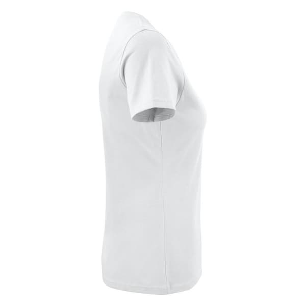 Printer V-hals T-shirt til kvinder/damer