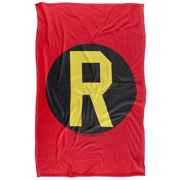 Batman Robin Logo Soft Touch Blanket