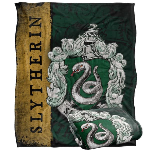 Harry Potter Slytherin Crest Blanket