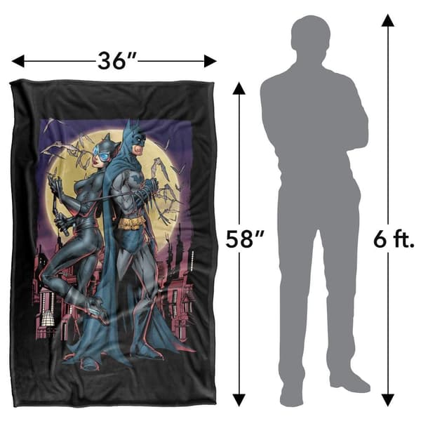 Batman Paint The Town Soft Touch Blanket