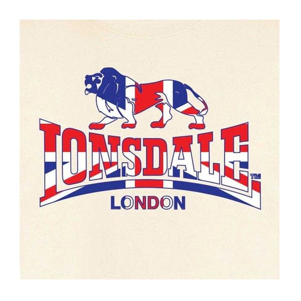 Lonsdale Herr Union Jack Logotyp Tröja