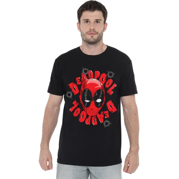 Deadpool Mens Head T-Shirt