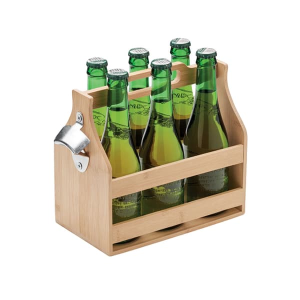MidOcean Bambu 6 Flaskor Cabas Ölhållare