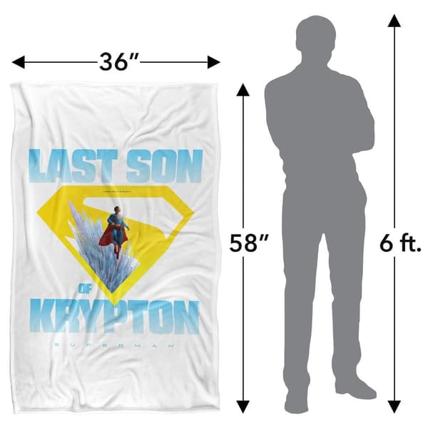 Superman Last Son Of Krypton Blanket