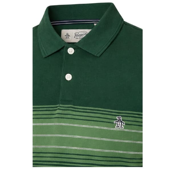 Original Penguin Randig Pikétröja för Herr