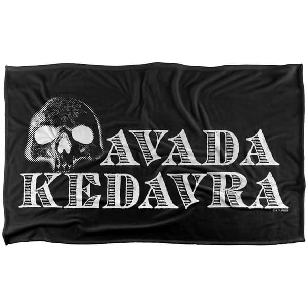 Harry Potter Avada Kedavra Soft Touch Blanket