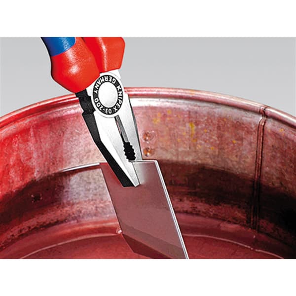 Knipex 03 02 Series Combination Pliers, Multi-component Grip