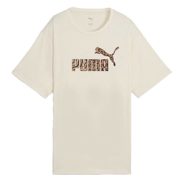 Puma Dam Djurmönstrad Logotyp T-Shirt