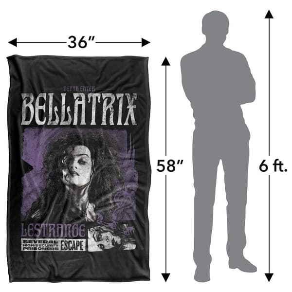Harry Potter Bellatrix Lestrange Soft Touch Blanket
