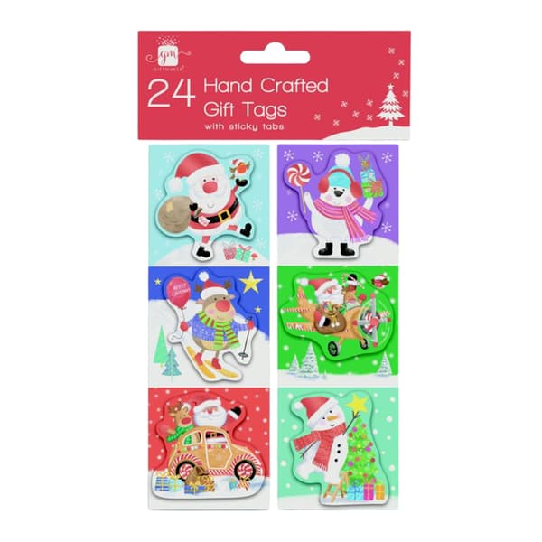 Giftmaker Handcrafted Christmas Gift Tags (Pack of 24)