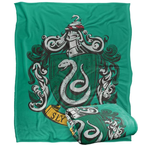 Harry Potter Slytherin Painted Blanket