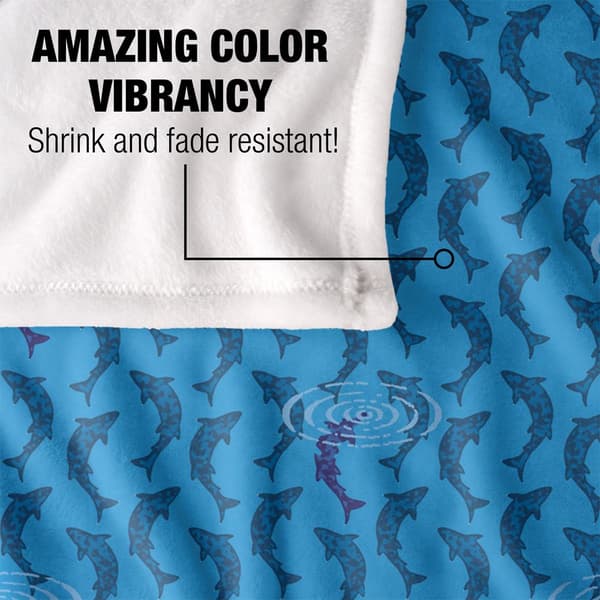 JQ Licensing Silky Trout Supersoft Blanket