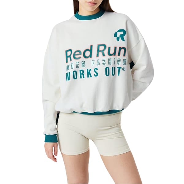 Red Run Sweatshirt för damer