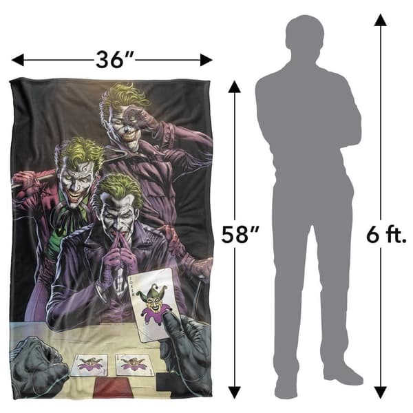 Batman Three Jokers Soft Touch Blanket