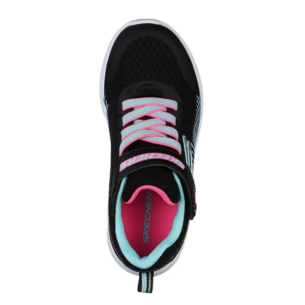 Skechers Flickor Microspec Diagonal Stripe Träningsskor