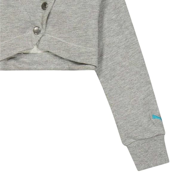 Puma Girls Cropped Sweat Jacket