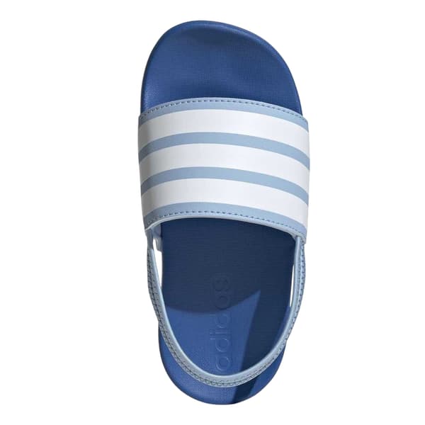 Adidas Barn/Kids Adilette 3 ränder elastiska slingback platta tofflor