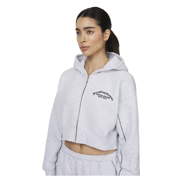 Good For Nothing Dam Panel Croppad Hoodie
