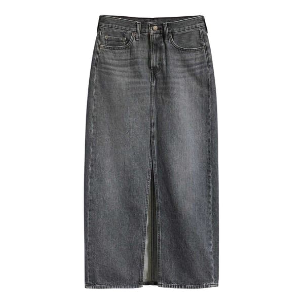 Levis Dam Denim Hög Midja Maxikjol