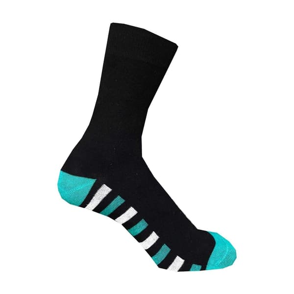 Firetrap Miesten Raidalliset Crew-sukat (7 kpl:n pakkaus)