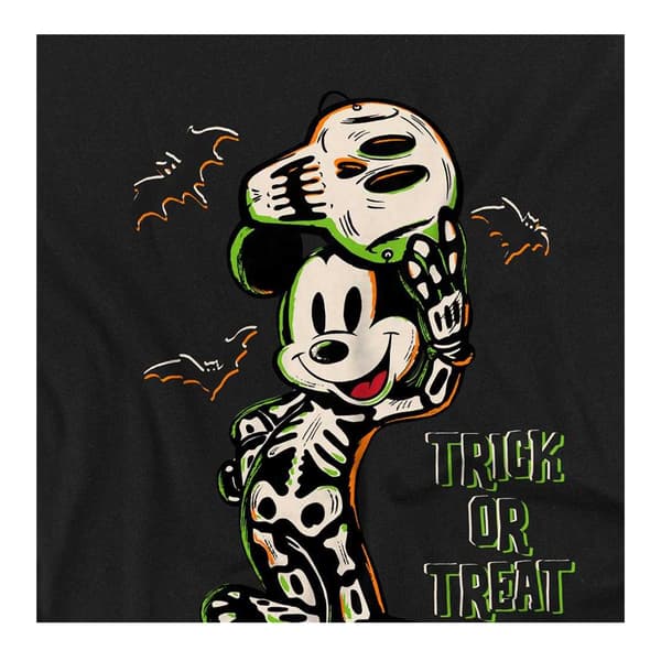 Disney Childrens/Kids Mickey Mouse Skeleton Sweatshirt