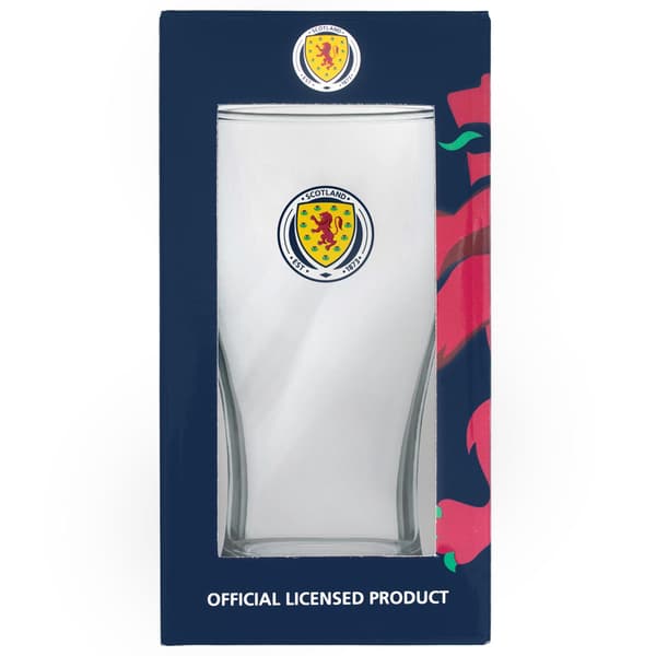 Scotland FA Etched Pint Glass Set