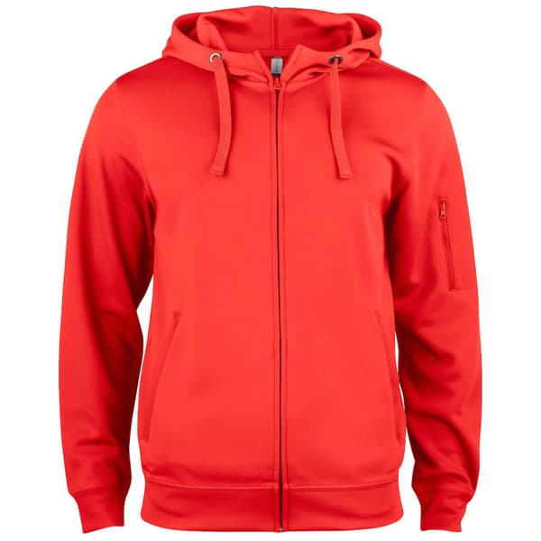 Clique Mens Basic Active Full Zip Hoodie