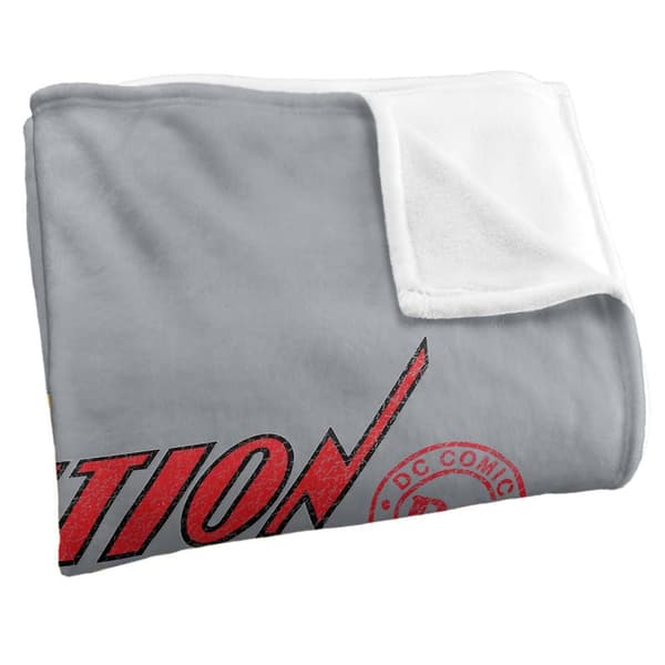 Superman Action Comics Soft Touch Blanket