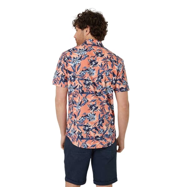 Threadbare Mens Latham Floral Regular Shirt