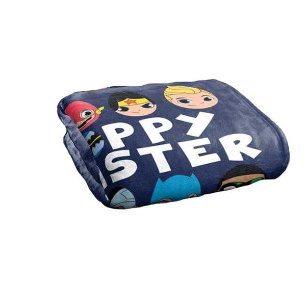 DC Super Friends Character Soft Touch Blanket