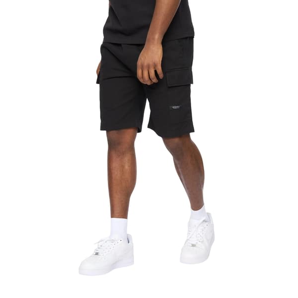 Crosshatch Mens Utilate Elasticated Waist Cargo Shorts