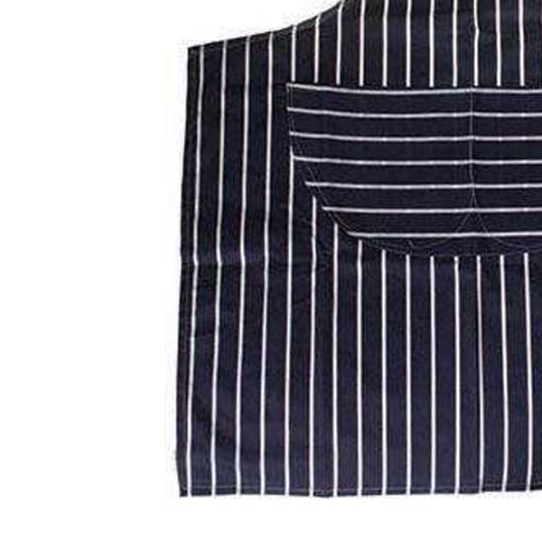 Butchers Stripe Apron Navy