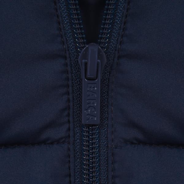 FC Barcelona Mens Crest Quilted Jacket