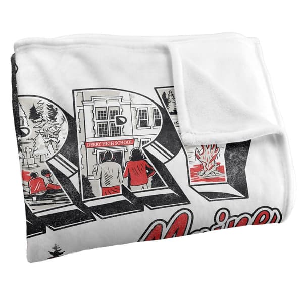 It: Welcome To Derry Greetings From Derry Soft Touch Blanket
