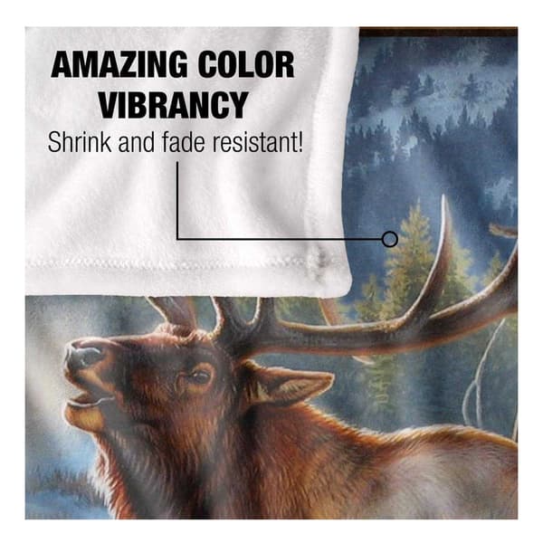 JQ Licensing Silky Elk Supersoft Blanket