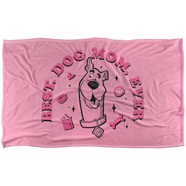 Scooby Doo Best Dog Mom Ever Soft Touch Blanket