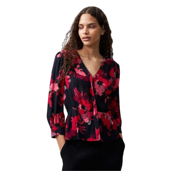 French Connection Dam Chiara V-ringad Blus