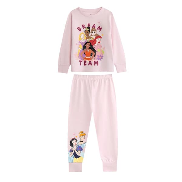 Disney Princess Långärmad Lång Pyjamas Set för Flickor (2-pack)