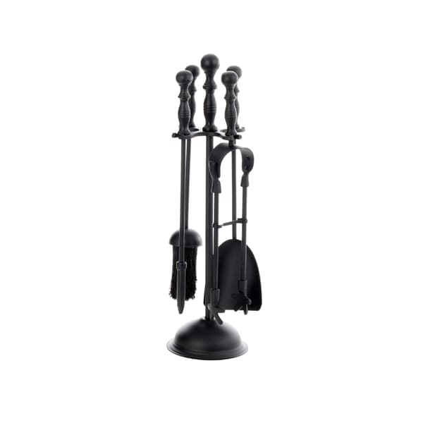 Leecroft Turn Handle Companion Set Musta 18''