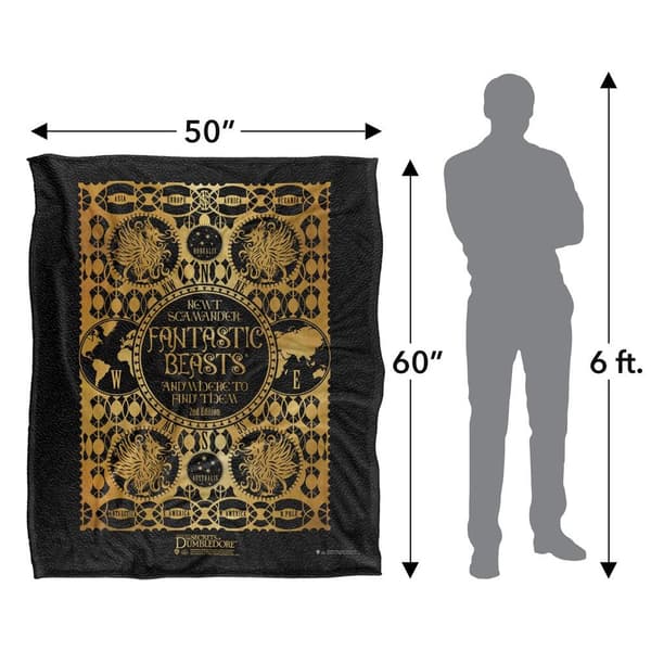 Fantastic Beasts Art Deco Blanket