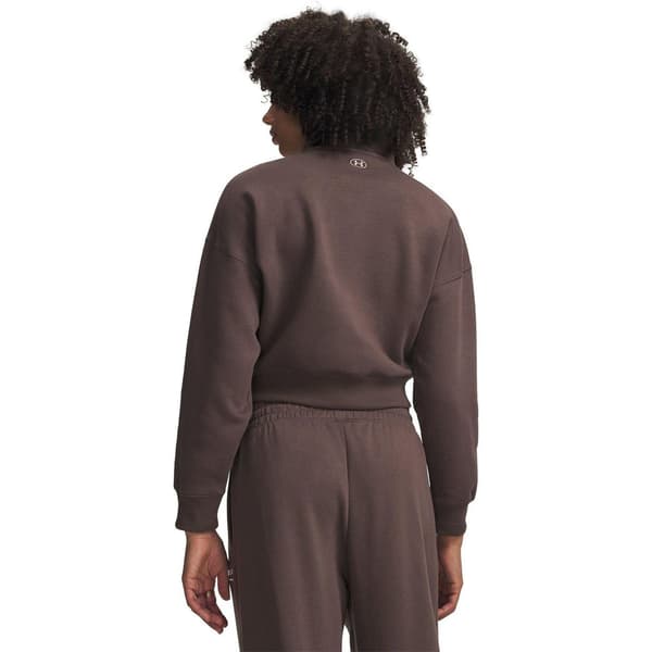 Under Armour Dam/Kvinnor Rival Cropped Half Zip Sweatshirt