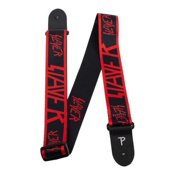 Slayer Läderlogga Gitarrrem