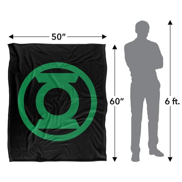 Green Lantern Emblem Supersoft Blanket