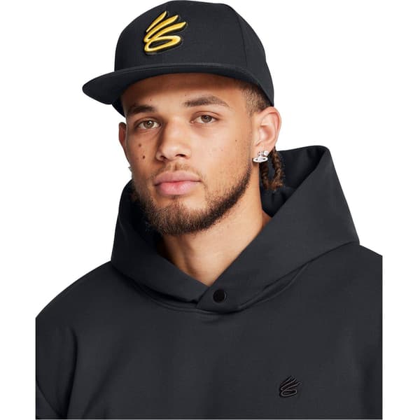 Under Armour Herr Curry Logo Bomull Flat Peak Snapback Keps